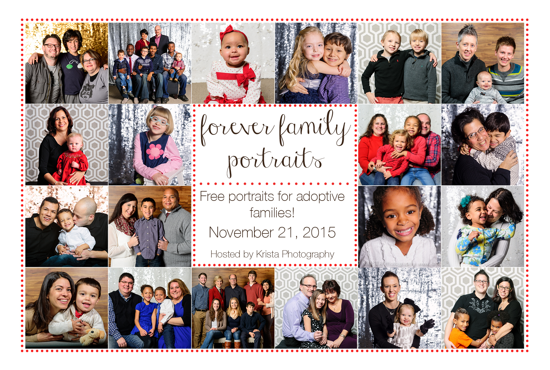 forever family adoption portraits love