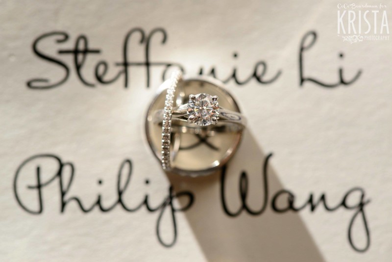 wedding rings © Krista Photography