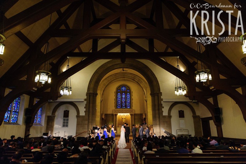 beautiful wedding chapel © Krista Photography