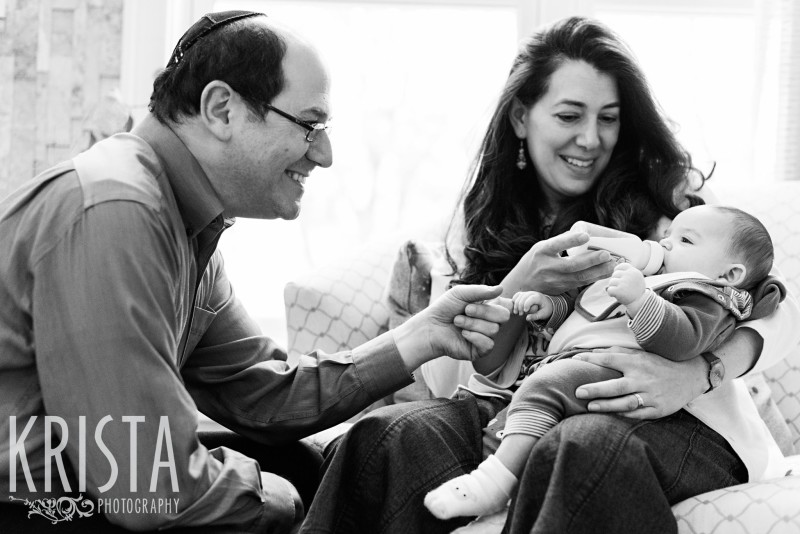 Such a sweet moment! Adorable baby boy portraits by Krista Photography! © 2016 Krista Guenin / Krista Photography - www.kristaphoto.com - Boston Portrait Photographer, Family Portraits, Baby Portraits