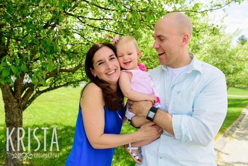 Baby Girl, Year in the Life, Happy Baby, Smiles, Family, © Krista Photography, Boston Photographer 