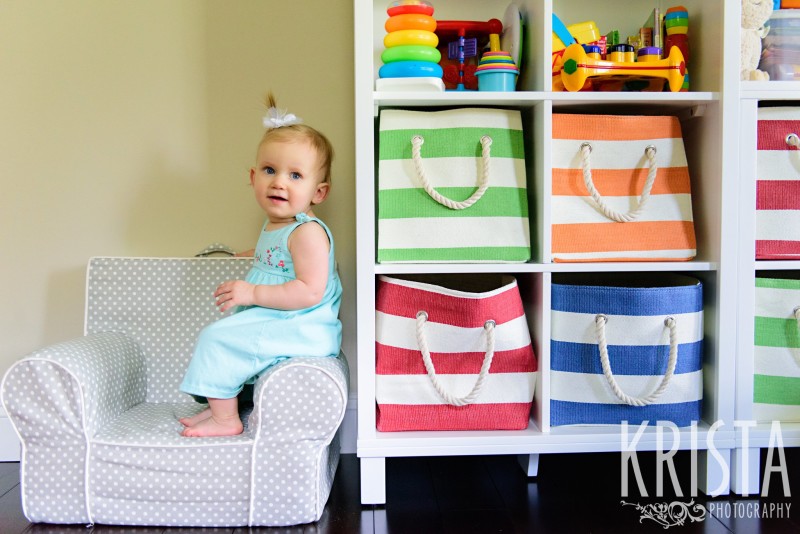 Baby Girl, Year in the Life, Happy Baby, Smiles, Playroom, © Krista Photography, Boston Photographer 