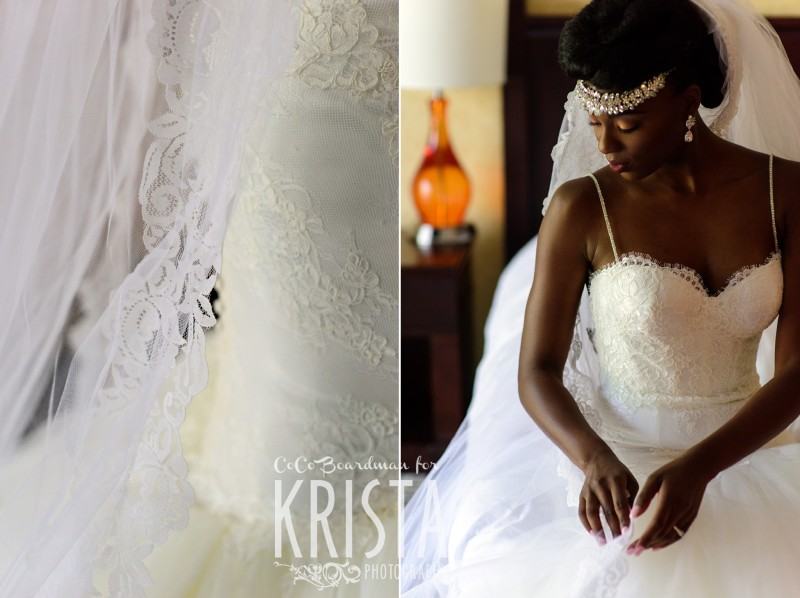 gorgeous bride before the ceremony © Krista Photography - www.kristaphoto.com