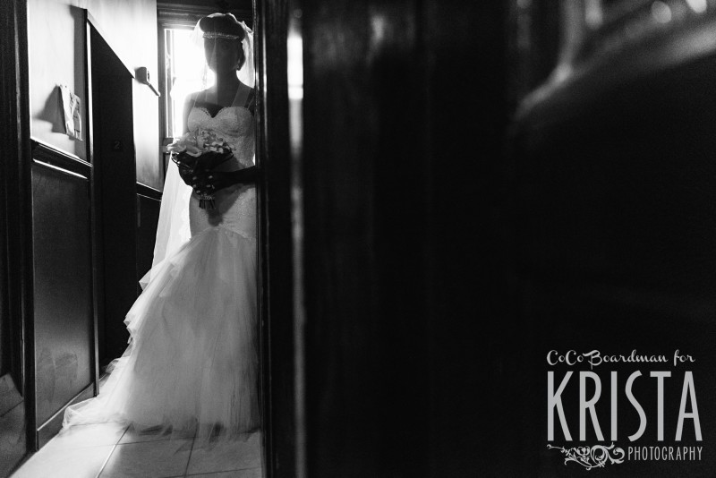 the bride entering the church at Endicott © Krista Photography - www.kristaphoto.com