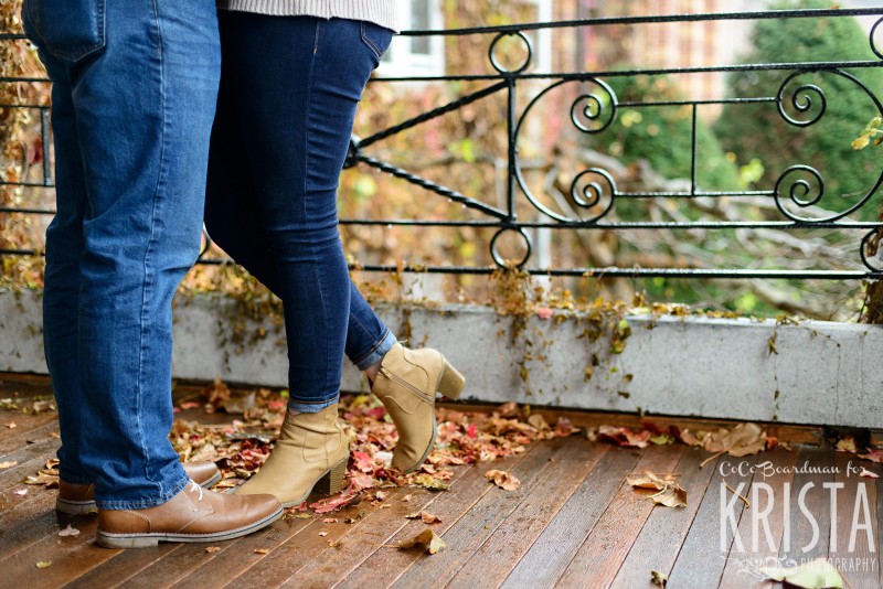 boots, wood, and jeans at St. Anselm College - Saint Anselm Engagement