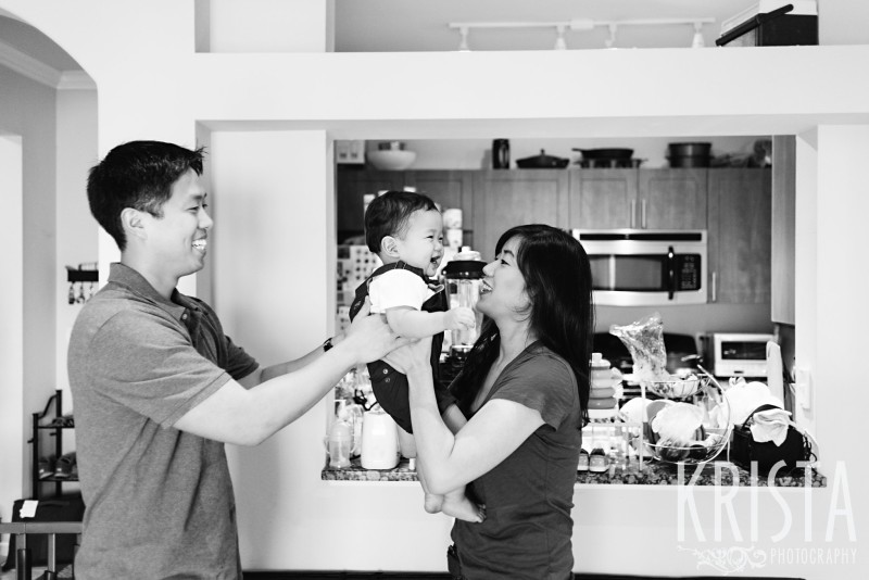 Playing with Mom & Dad. One Year Portraits, First Birthday. Boston Family Photographer, Krista Guenin. © Krista Photography - www.kristaphoto.com