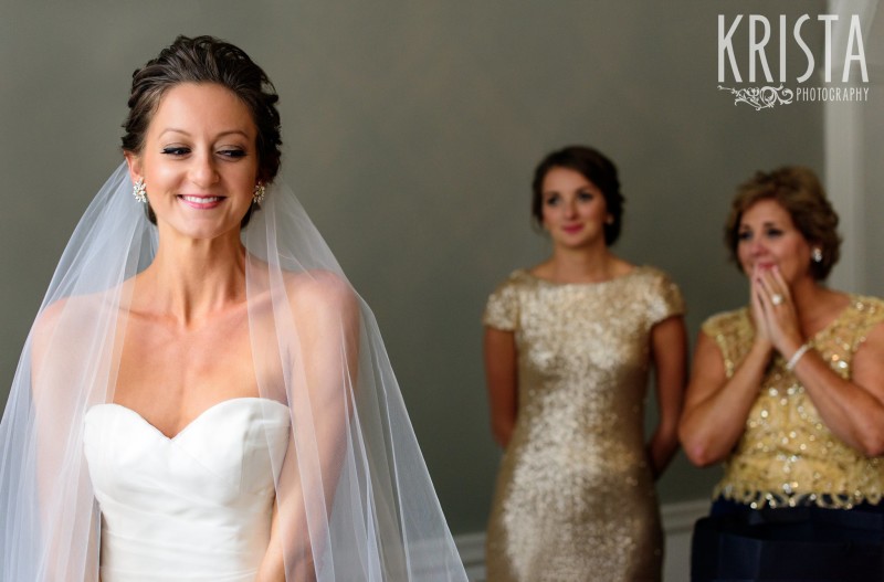 Gorgeous bride getting ready for her wedding. Boston Wedding Photographer © Krista Photography - www.kristaphoto.com