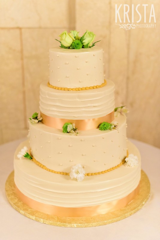 Simple, elegant wedding Cake. Wang Theater Wedding © Krista Photography, Boston Wedding Photographer - www.kristaphoto.com